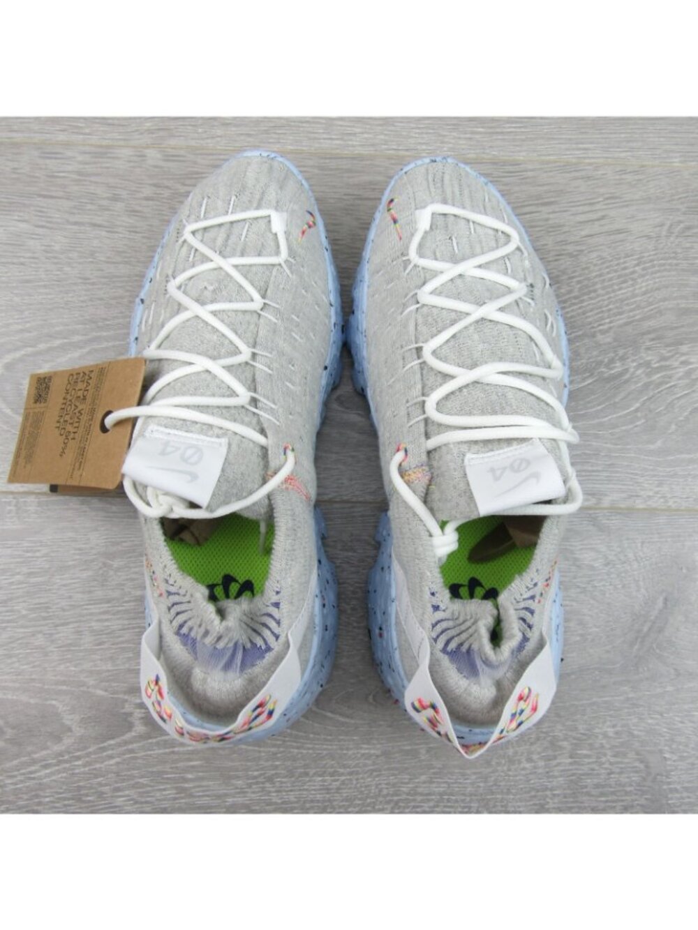 Nike Space Hippie 04 Women's Shoes Size 7.5 Summit White Multi NEW - Picture 10 of 16